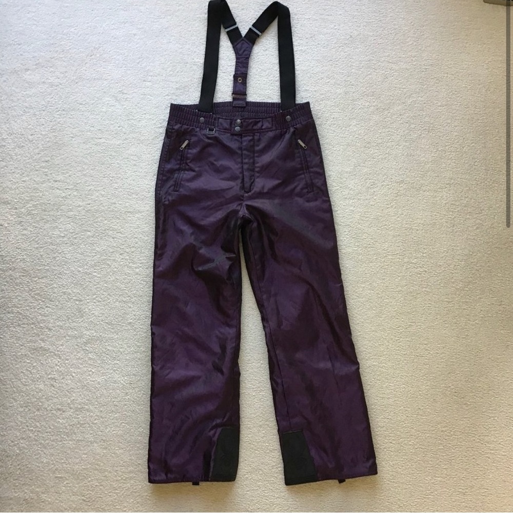 SPYDER THINSULATE SUSPENDER SNOWPANT MEDIUM PURPLE